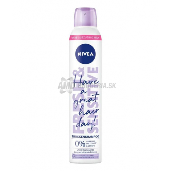 Nivea Suchý šampón Fresh & Sensitive, 200 ml