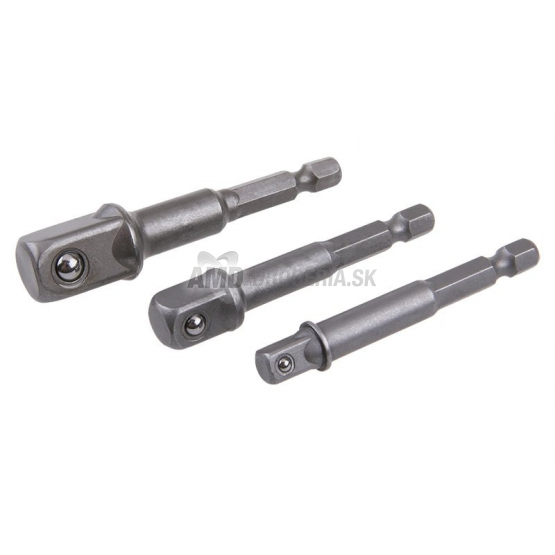 Festa Sada adaptérov do vŕtačky 1/4", 3/8", 1/2", 3 ks