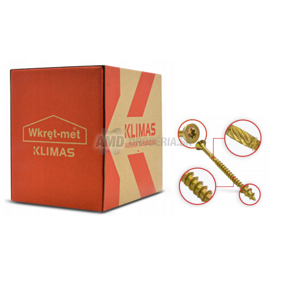 SKRUTKA KMWHT 5X50 KONŠTRUKČNÁ SO ZÁPUSTNOU HLAVOU TX25 ZZ BALENIE 300KS/KRABICA