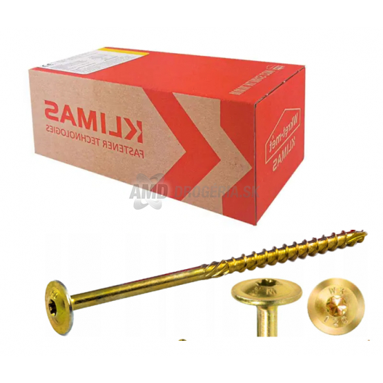 SKRUTKA WKCP 10X180 KONŠKTUČNÁ S TANIEROVOU HLAVOU TX40 ZZ BALENIE 25KS/KRABICA