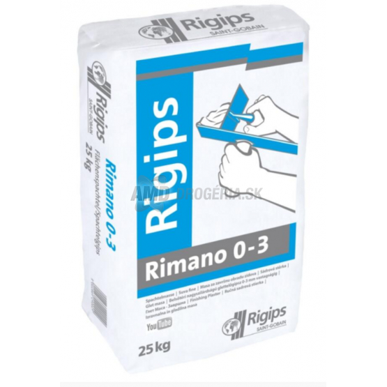 RIMANO SADROVÁ STIERKA 0-3MM 25KG