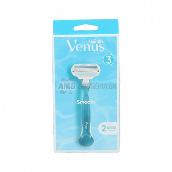 Gillette Venus Smooth holiaci strojček + 2 náhradné hlavice