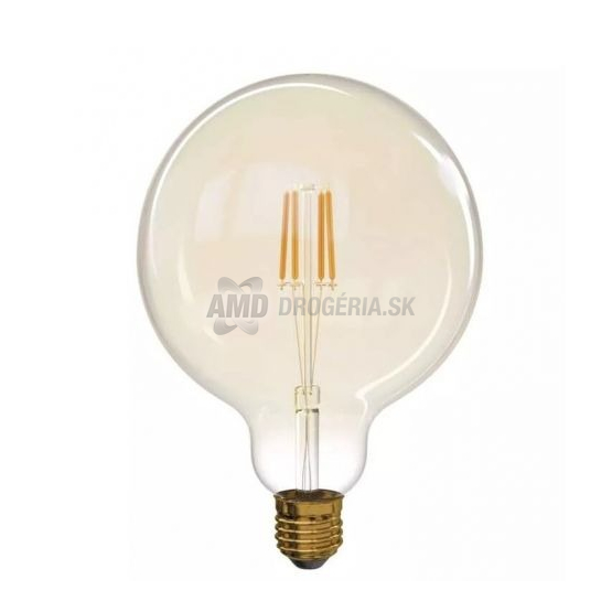 Emos LED žiarovka G125 Vintage, E27, 4 W, teplá biela