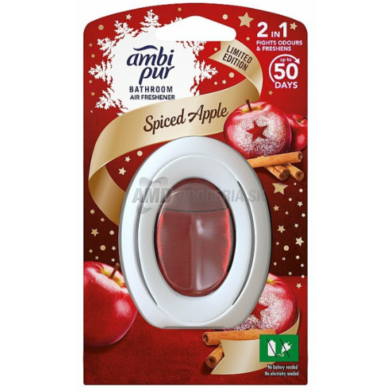AMBI PUR BATHROOM  SPICED APPLE  2V1 50DNÍ 7,5ML