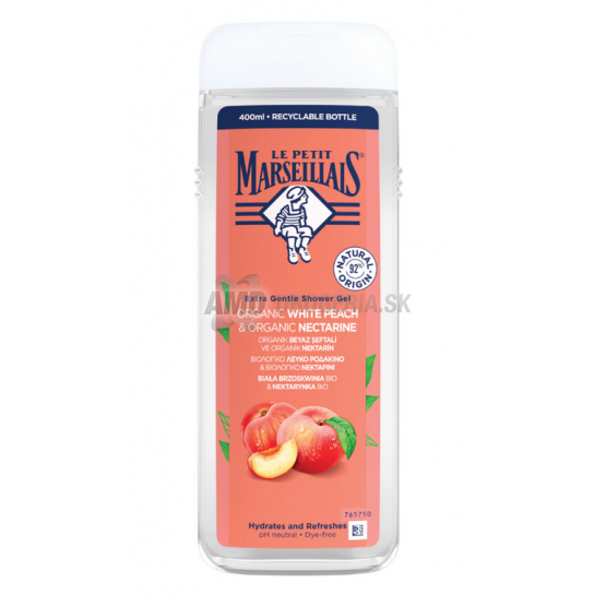 LE PETIT MARSEILLAIS SPRCHOVÝ GÉL BROSKYŇA & NEKTÁRINKA 400ML