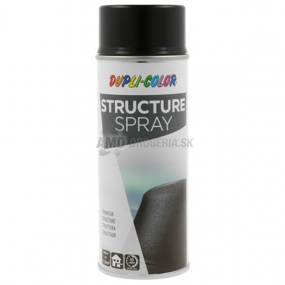 Dupli-Color sprej Efekt Štruktúra 400 ml, čierny mat