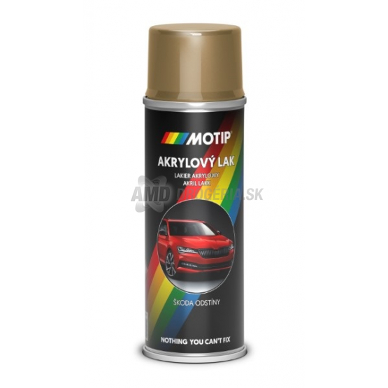 Motip akrylový lak v spreji Škoda Béžová Atacama metalíza, 200 ml