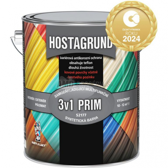 Hostagrund PRIM 3v1 S2177, žltá 0620, 2,5 l