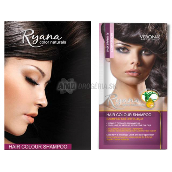 RYANA ŠAMPÓN NA VLASY SÁČOK 08 NATURAL DARK BROWN 35 ML