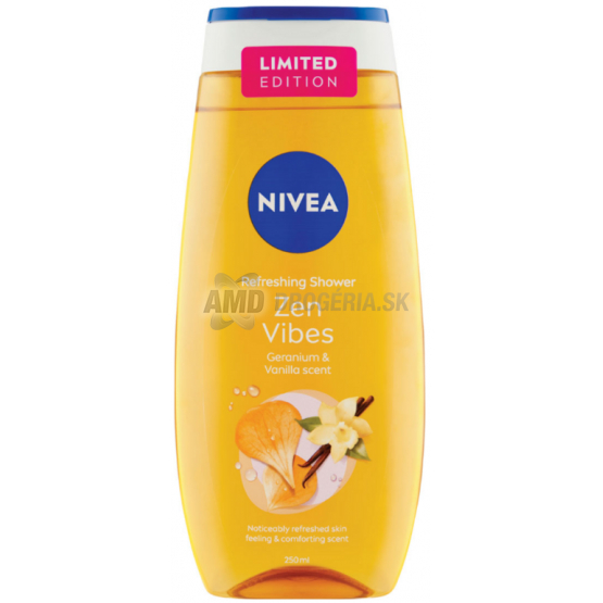 NIVEA SPRCHOVÝ GÉL ZEN VIBES GERANIUM & VANILLA SCENT 250ML 