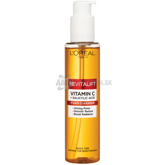 LOREAL REVITALIFT ČISTIACA PLEŤOVÁ PENA S VITAMIN C 150ML