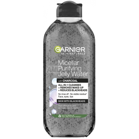 GARNIER MICELLAR PURFYING JELLY WATER SKIN CHARCOAL 400ML