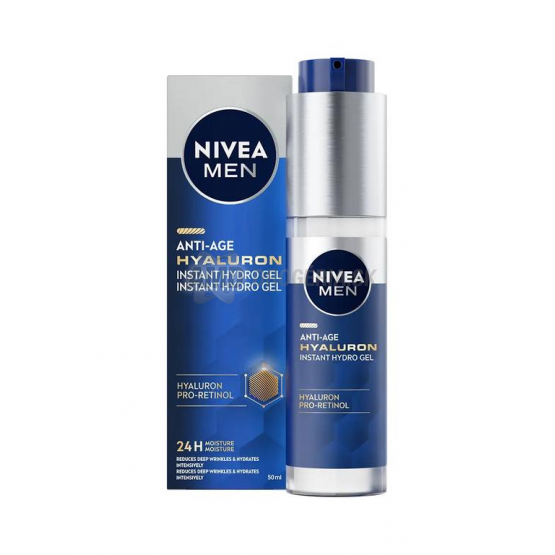 Nivea Men Hyaluron Anti-Age hydratačný gél, 50 ml