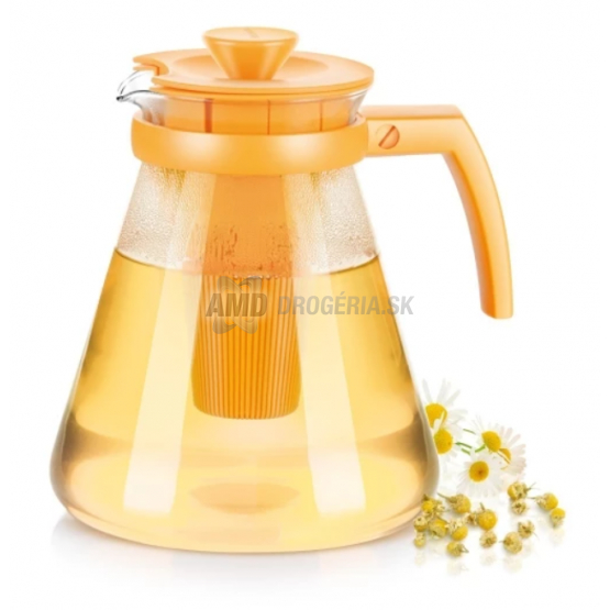 TESCOMA KANVICA TEO TONE  S VYLÚHOVACÍMI SITKAMI ŽLTÁ 1,7L