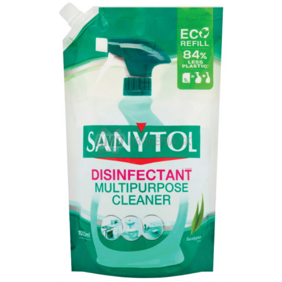SANYTOL EUKALIPTUS UNIVERZÁLNY ČISTIČ NÁHRADNÁ NÁPLŇ 1L 