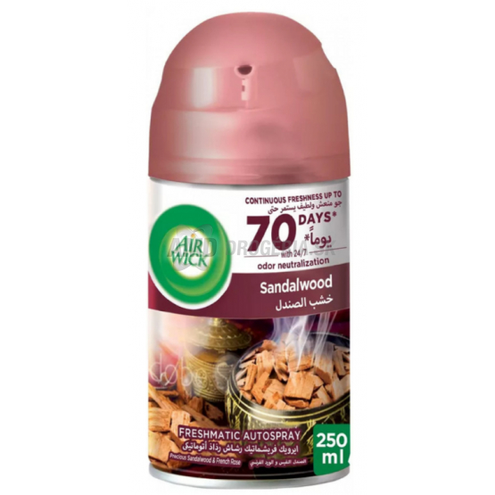 AIR WICK FM NÁHRADNÁ NÁPLŇ SANDALWOOD 250ML 