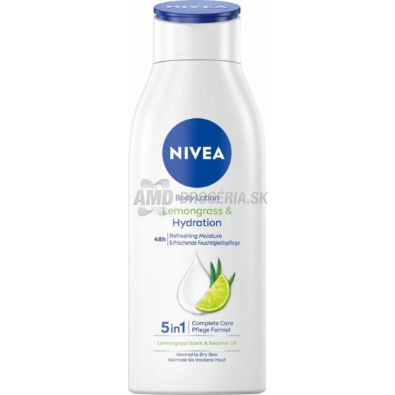 NIVEA TELOVÉ MLIEKO LEMONGRASS 400ML 