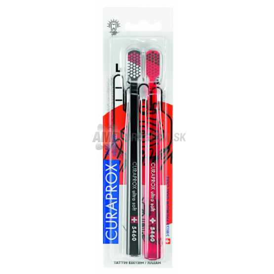CURAPROX ZUBNÉ KEFKY 5460 DUO TATTOO 2 KS