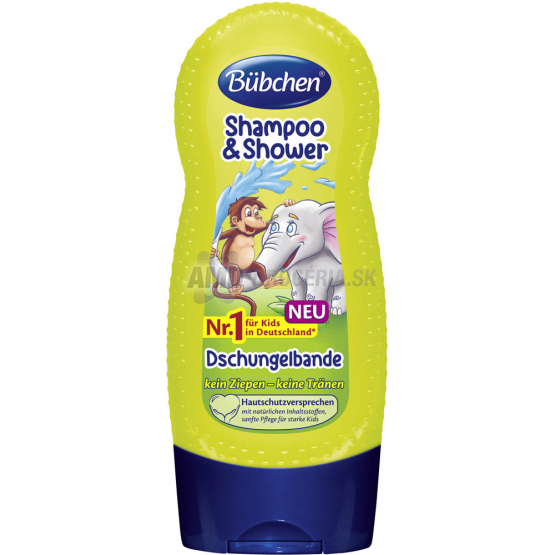 BUBCHEN KIDS SPRCHOVACÍ GÉL 2 v1 PARTIČKA Z DŽUNGLE 230 ML