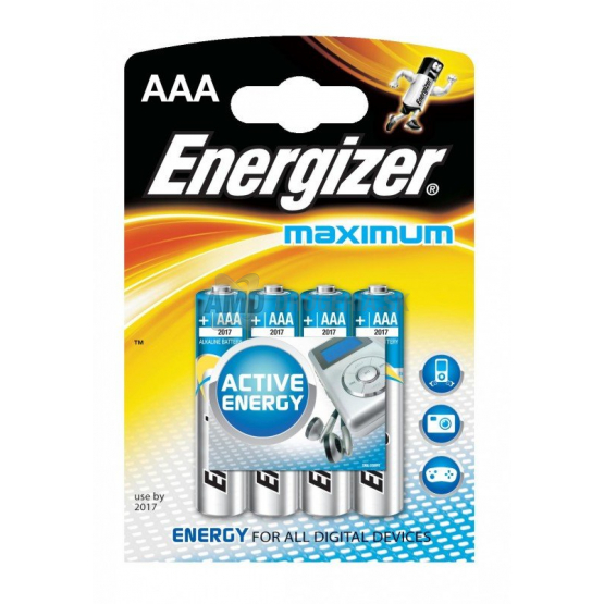 ENERGIZER MAXIMUM AAA LR03 4 KS