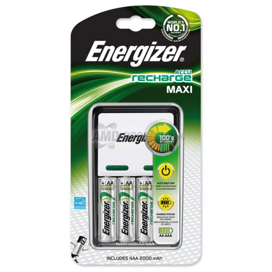 ENERGIZER NABÍJAČKA MAXI +4 KS POWER PLUS 2000 BATÉRIE