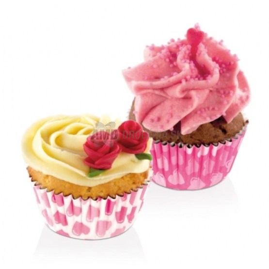 TESCOMA CUKRÁRSKE MINI KOŠÍČKY DELÍCIA 4CM/100KS SRDIEČKA