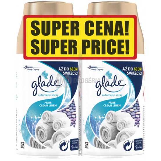 Glade Automat náhradná náplň Vôňa čistoty, 2 x 269 ml