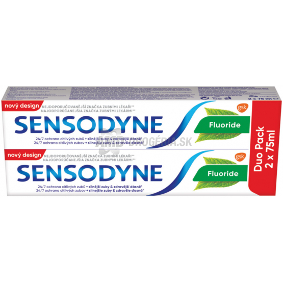 SENSODYNE ZUBNÁ PASTA FLUORIDE 2 X 75ML