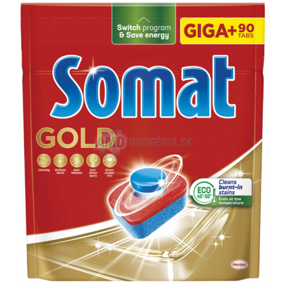 SOMAT TABLETY   GIGA+ GOLD 90KS