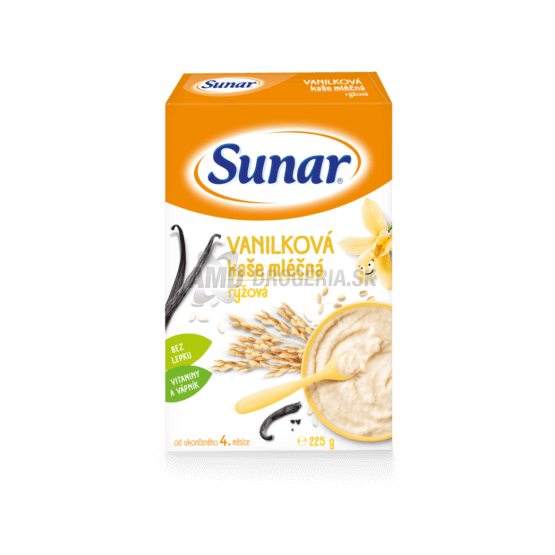 SUNAR VANILKOVÁ KAŠA MLIEČNA 225G