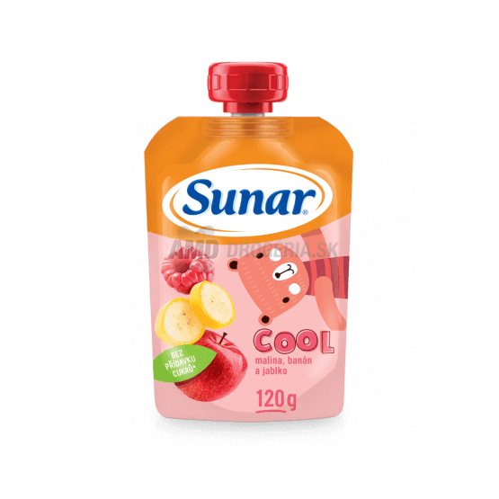 SUNAR COOL OVOCIE MALINA, BANÁN, JABLKO 120G