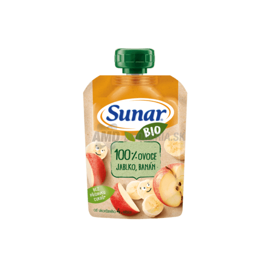 SUNAR BIO KAPSIČKA JABLKO, BANÁN 100G