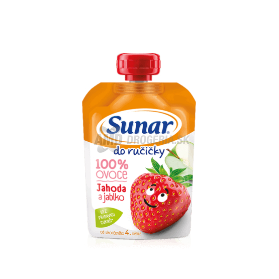SUNAR DO RUČIČKY JAHODA  A JABLKO 100G