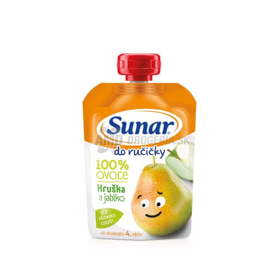 SUNAR DO RUČIČKY HRUŠKA A JABLKO 100G