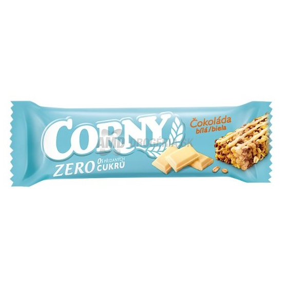 CORNY ZERO BIELA ČOKOLÁDA 20G