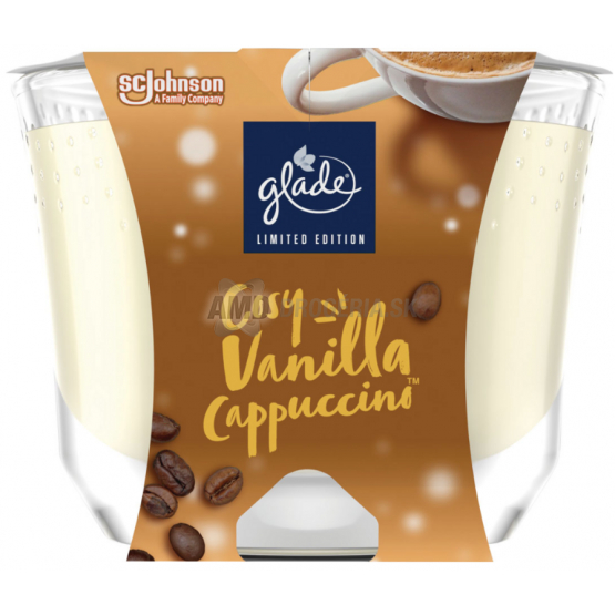 GLADE SVIEČKA MAXI VANILLA CAPPUCCINO 224G 