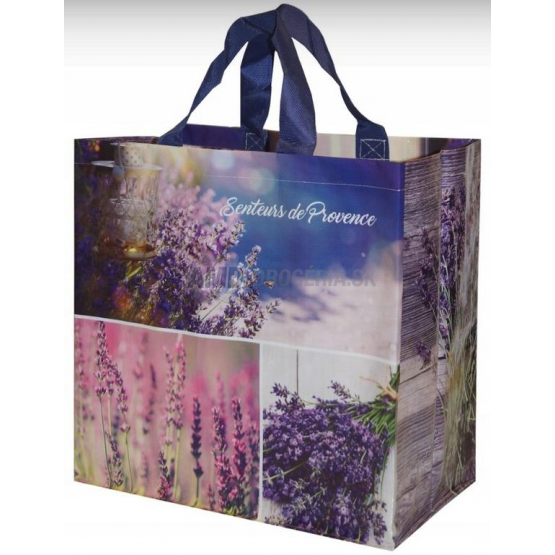 Nákupná taška PP laminát, 35 × 35 × 20 cm / 24 l, mix vzorov