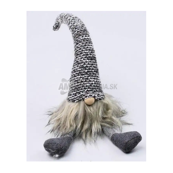 DEKORÁCIA TRPASLÍK 9X43CM SIVÝ