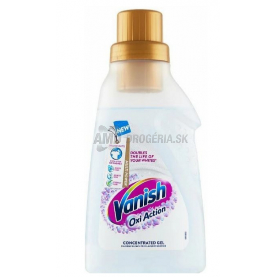 VANISH OXI GÉL ODSTRAŇOVAČ ŠKVŔN WHITE 500ML 