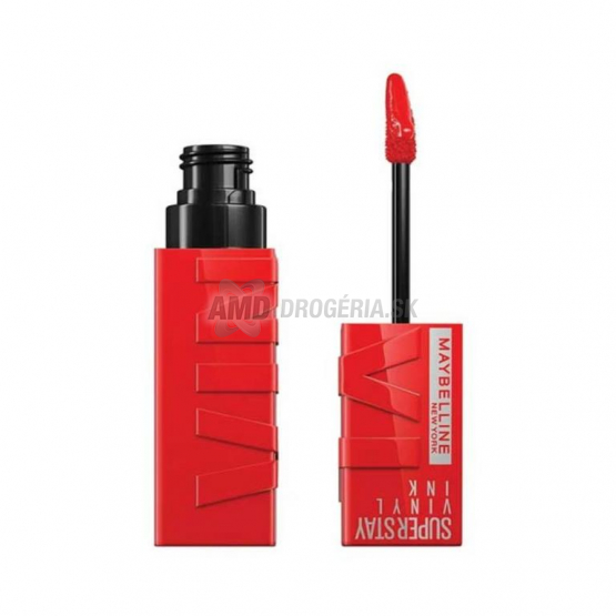 Maybelline SuperStay Vinyl Ink tekutý rúž, odtieň 25 Red-Hot, 4,2 ml