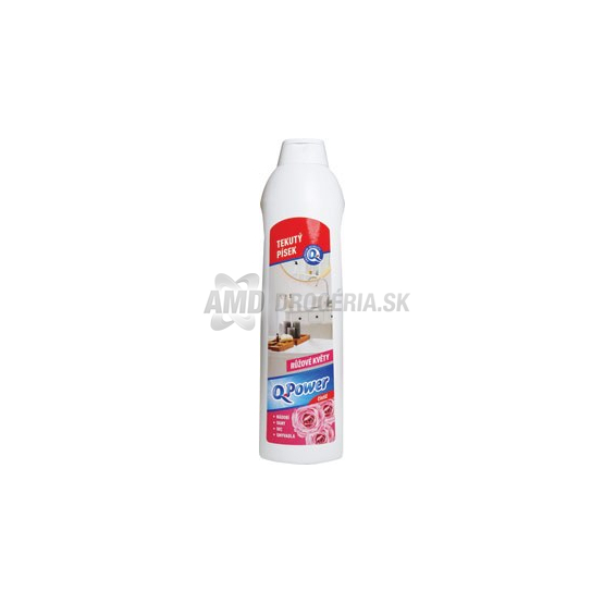 Q-POWER TEK.PIESOK 600G RUZOVE KVETY