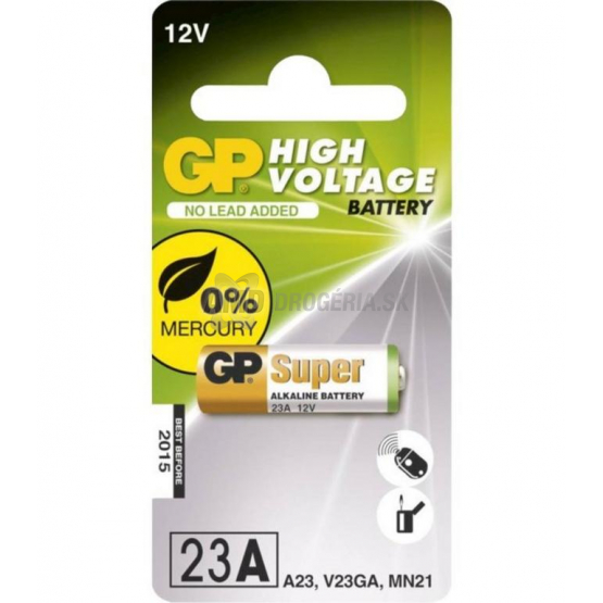 GP Batéria alkalická 23AF (MN21, V23GA), 12 V, 1 ks