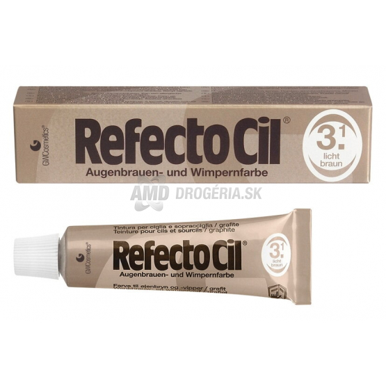 RefectoCil Farba na obočie a mihalnice 3.1 svetlo hnedá, 15 ml