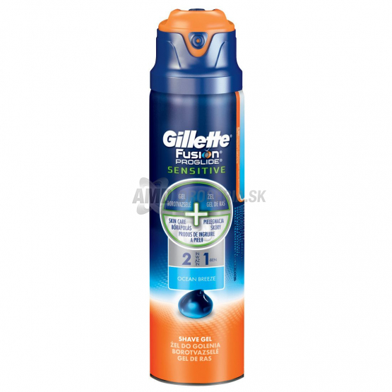 GILLETTE GNH FUSION PROGLIDE 170 ML SENSITIVE OCEAN