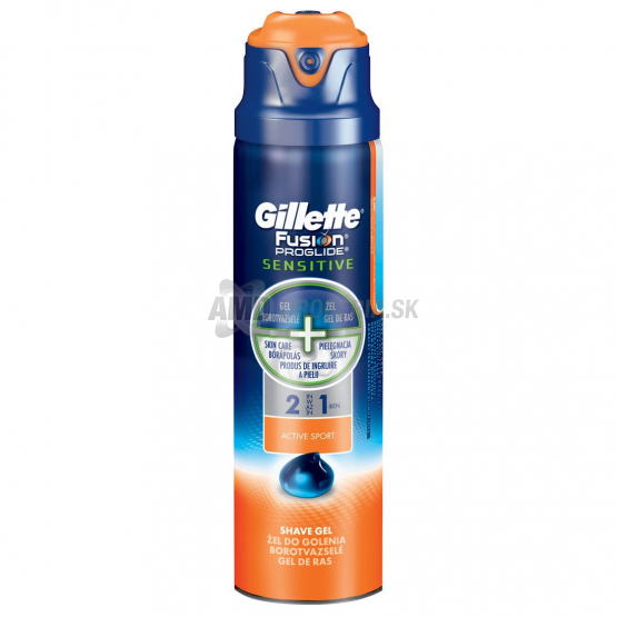 GILLETTE GNH FUSION PROGLIDE 170 ML SENSITIVE SPORT