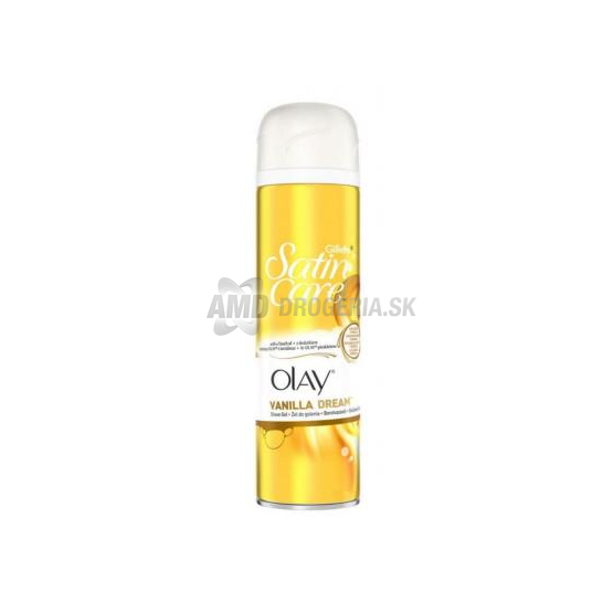 GILLETTE SATIN CARE GÉL TOUCH OF OLAY VANILLA 200 ML