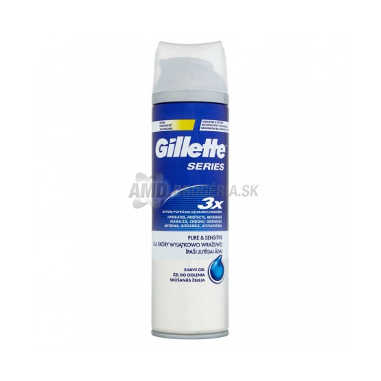 GILLETTE GÉL NA HOLENIE SERIES PURE SENSITIVE 200 ML