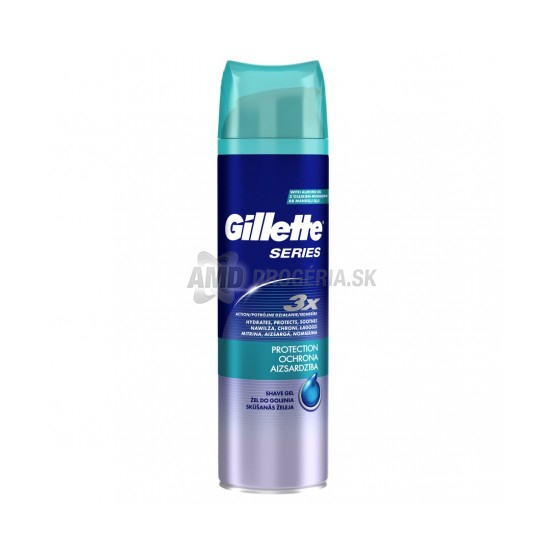GILLETTE GÉL NA HOLENIE PROTECTION ALMOND OIL 200 ML