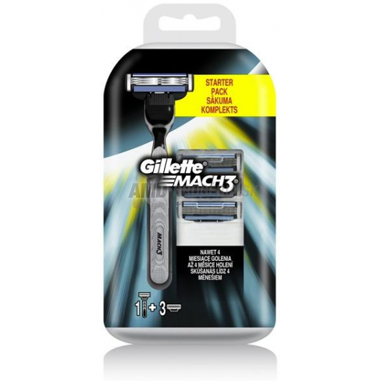 GILLETTE MACH3 NÁHRADNÉ HLAVCIE 3KS + STROJČEK