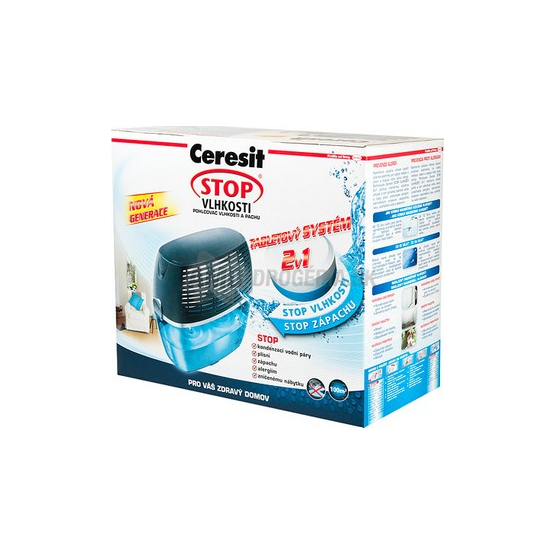 CERESIT STOP VLHKOSTI STROJČEK + NÁHRADNÁ TABLETA 1 KS